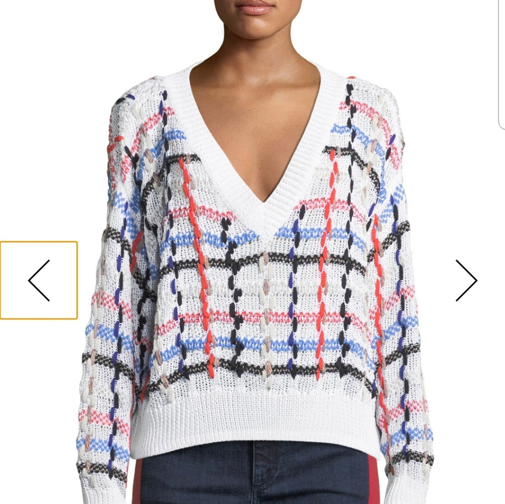 SALE**Rag & Bone Lloyd Chunky Knit V-Neck Sweater